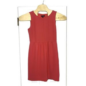 J Crew Women's Camille Sleeveless Sheath Dress Pink Red 4‎